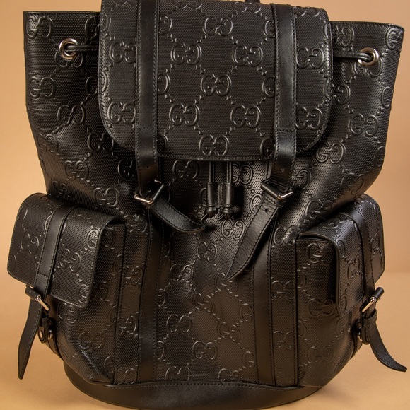 Gucci Embossed Backpack - Picture 3 of 5